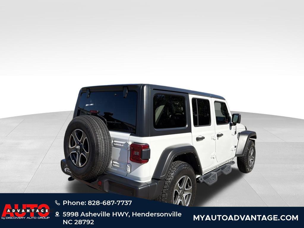 used 2021 Jeep Wrangler Unlimited car, priced at $28,702