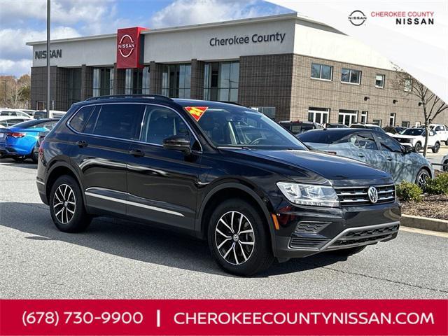 used 2021 Volkswagen Tiguan car, priced at $22,522