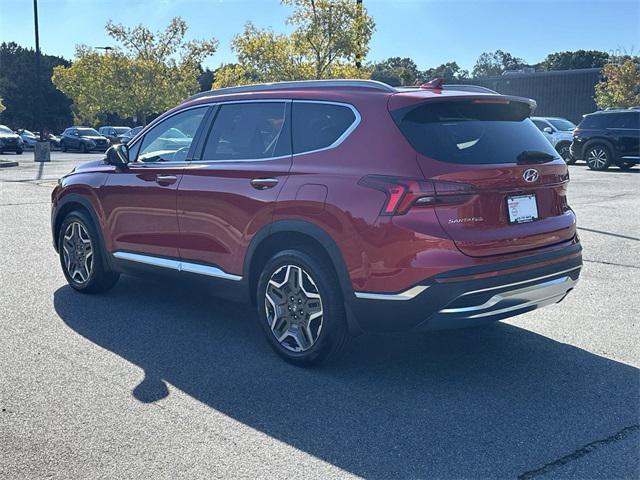 used 2021 Hyundai Santa Fe car, priced at $24,130