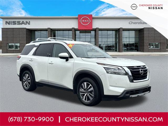 used 2024 Nissan Pathfinder car, priced at $37,635