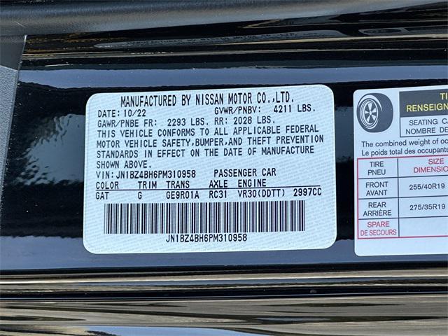 used 2023 Nissan Z car, priced at $39,599