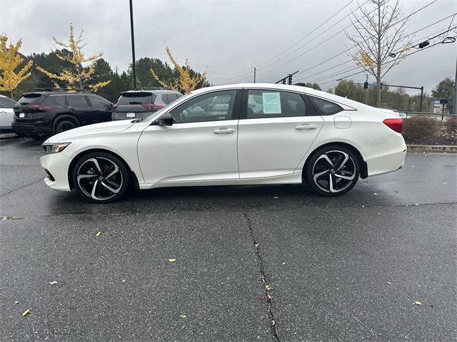 used 2021 Honda Accord car, priced at $27,291