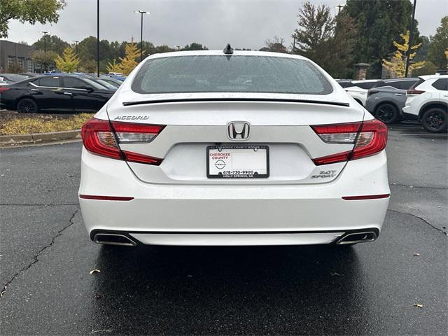 used 2021 Honda Accord car, priced at $27,291