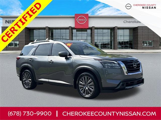 used 2025 Nissan Pathfinder car, priced at $44,420