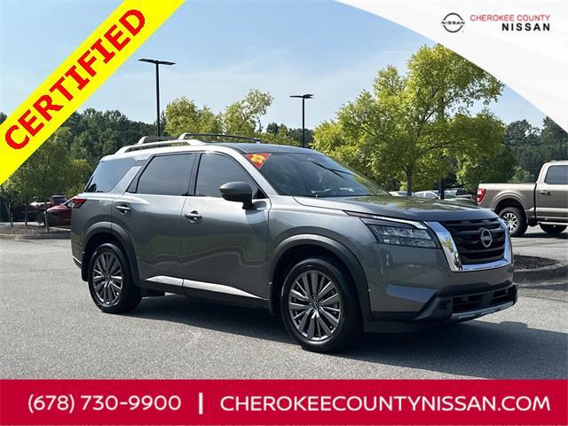 used 2025 Nissan Pathfinder car, priced at $44,518