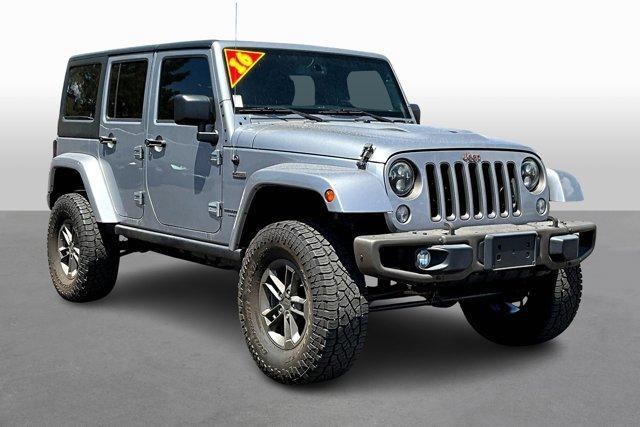 used 2016 Jeep Wrangler Unlimited car, priced at $19,175