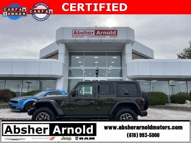 used 2024 Jeep Wrangler car, priced at $45,700