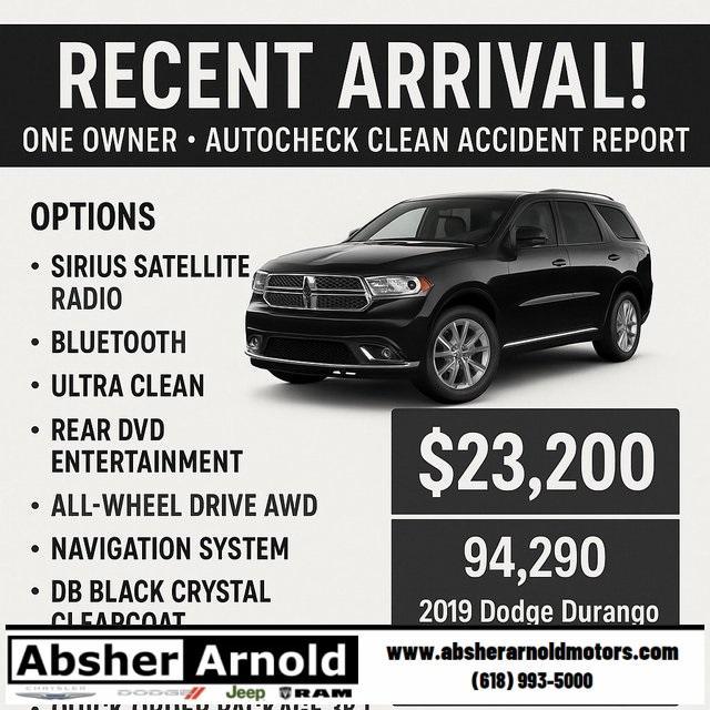 used 2019 Dodge Durango car, priced at $23,200