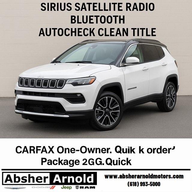 used 2022 Jeep Compass car, priced at $22,495