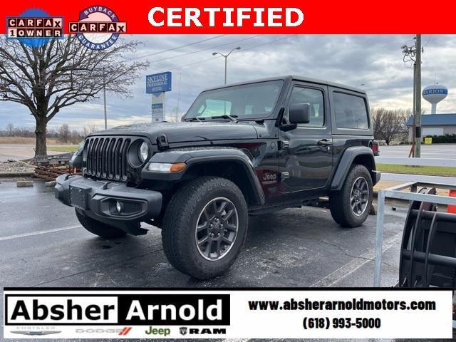 used 2021 Jeep Wrangler car, priced at $30,500