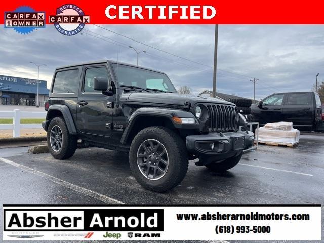 used 2021 Jeep Wrangler car, priced at $30,500