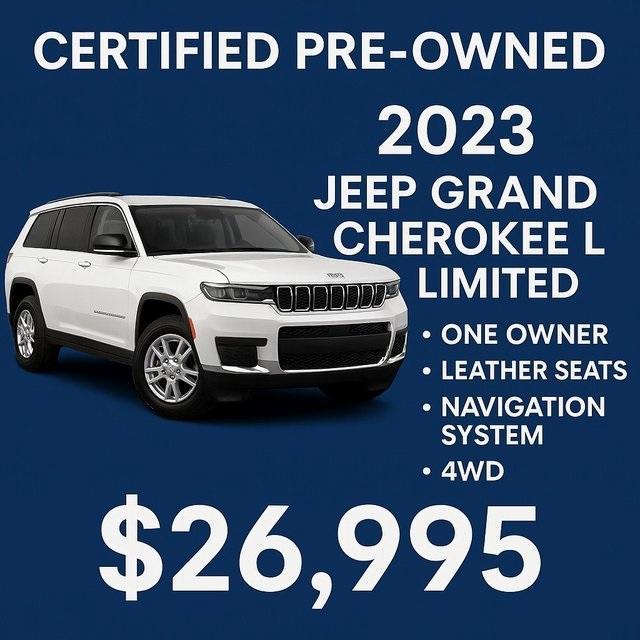 used 2023 Jeep Grand Cherokee L car, priced at $26,995