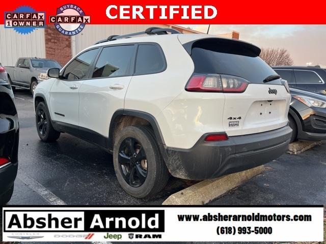 used 2021 Jeep Cherokee car, priced at $19,300