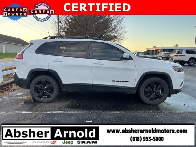 used 2021 Jeep Cherokee car, priced at $19,300