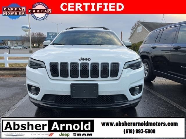 used 2021 Jeep Cherokee car, priced at $19,300