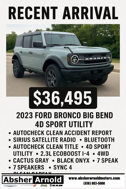 used 2023 Ford Bronco car, priced at $37,495
