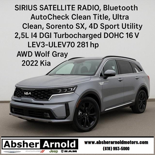 used 2022 Kia Sorento car, priced at $26,995