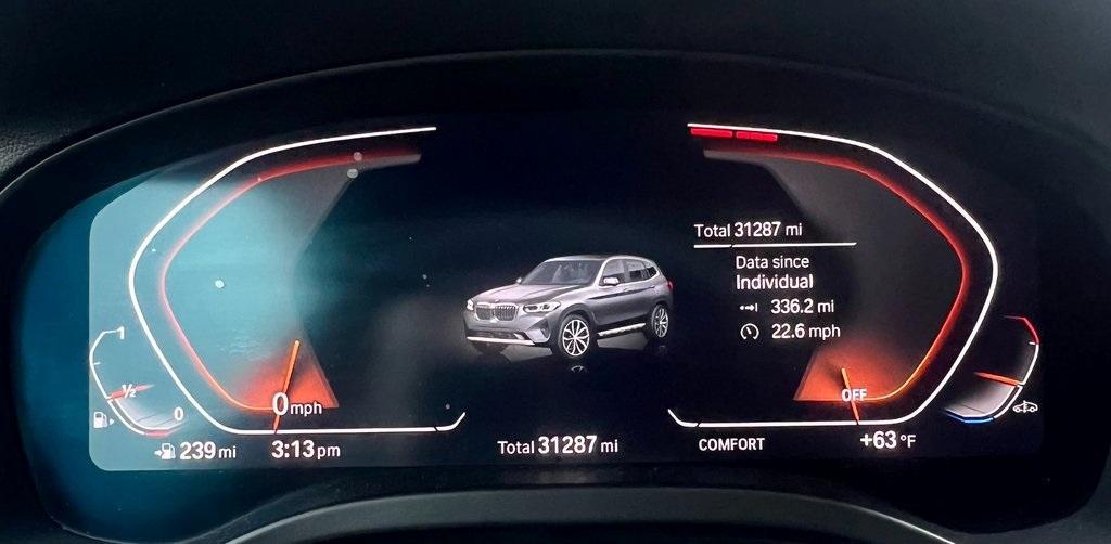 used 2023 BMW X3 car, priced at $36,000