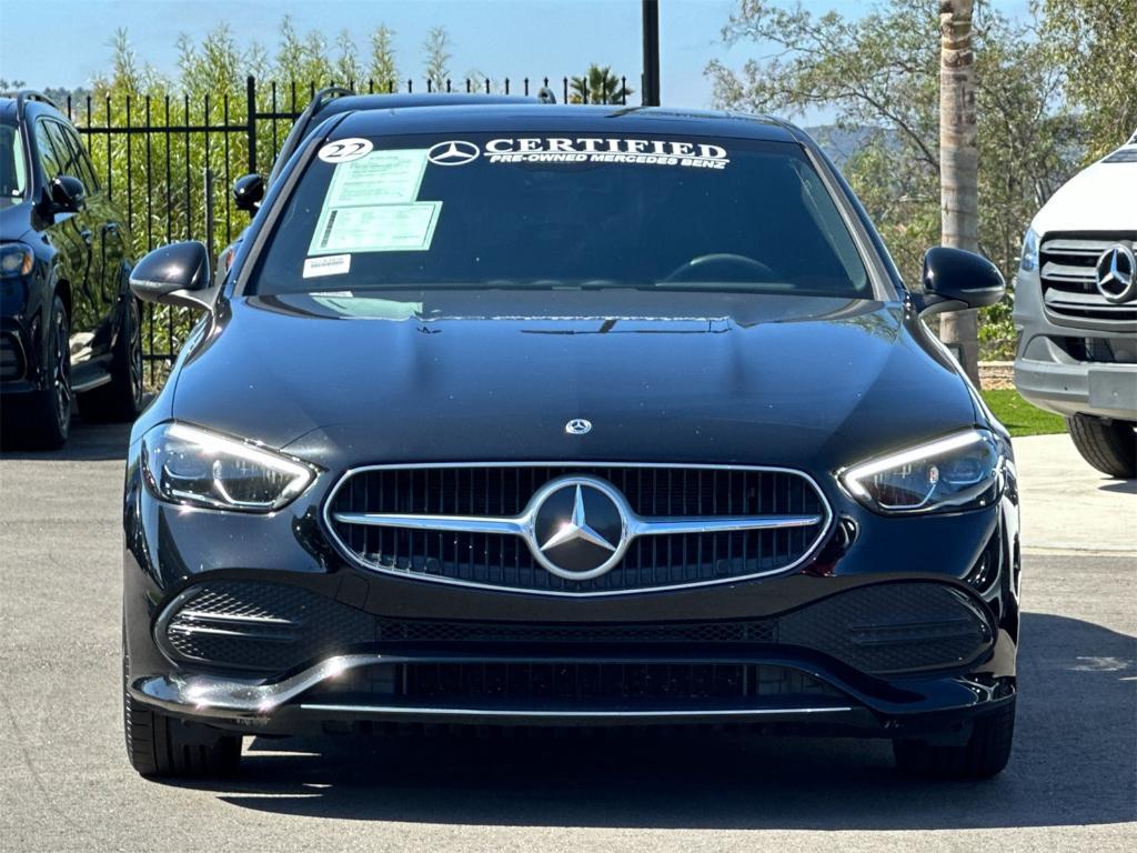 used 2022 Mercedes-Benz C-Class car, priced at $32,489
