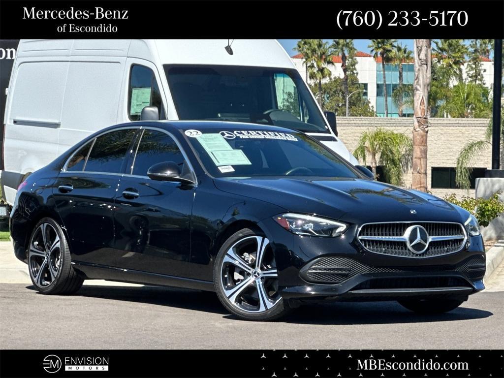 used 2022 Mercedes-Benz C-Class car, priced at $33,997