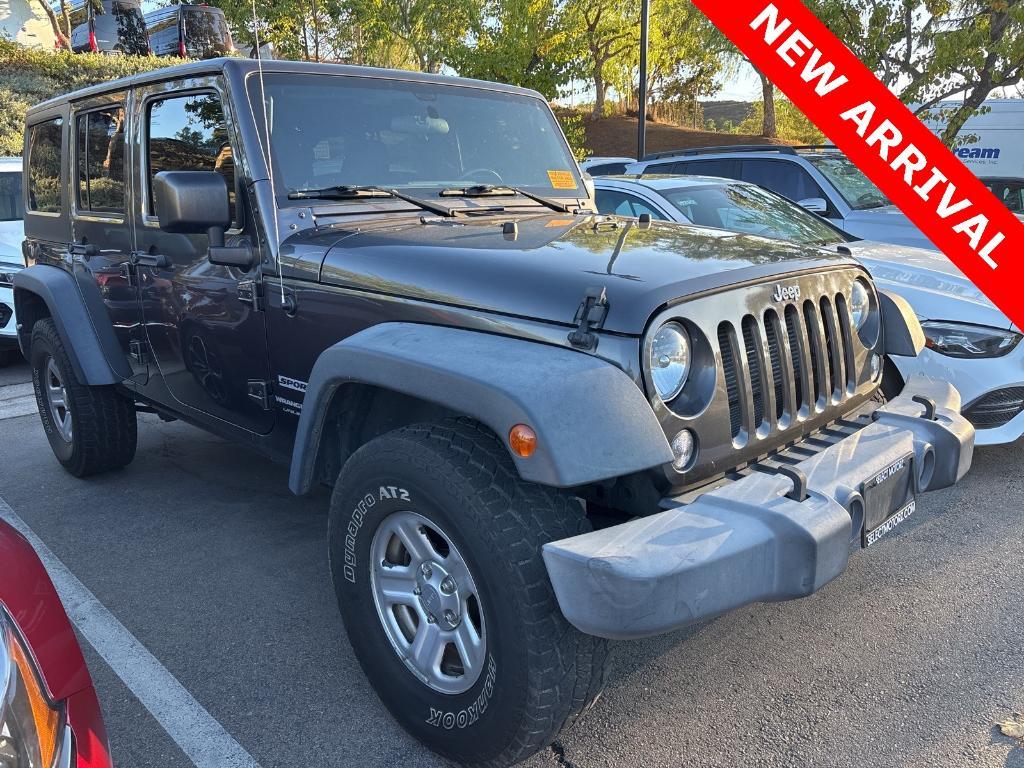 used 2018 Jeep Wrangler JK Unlimited car, priced at $23,637