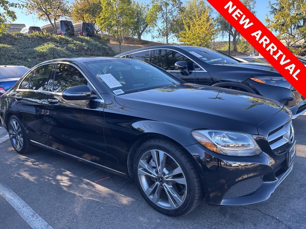 used 2018 Mercedes-Benz C-Class car, priced at $16,997