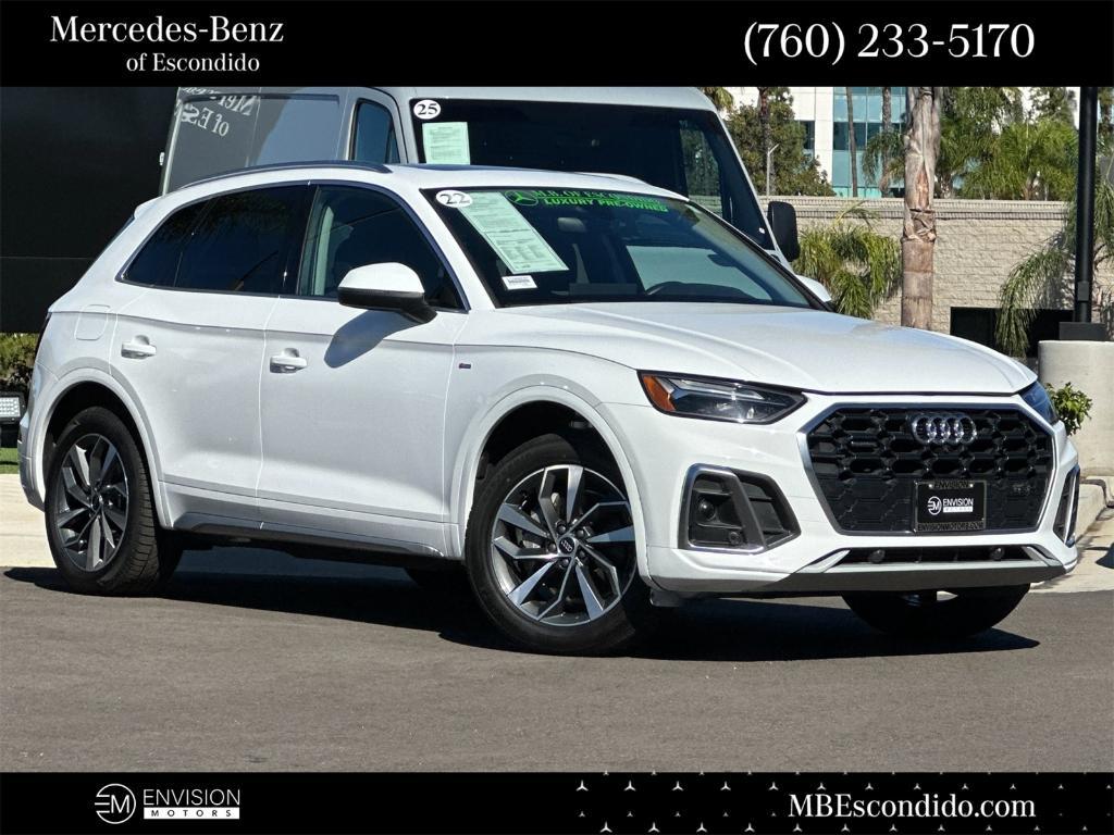used 2022 Audi Q5 car, priced at $25,800