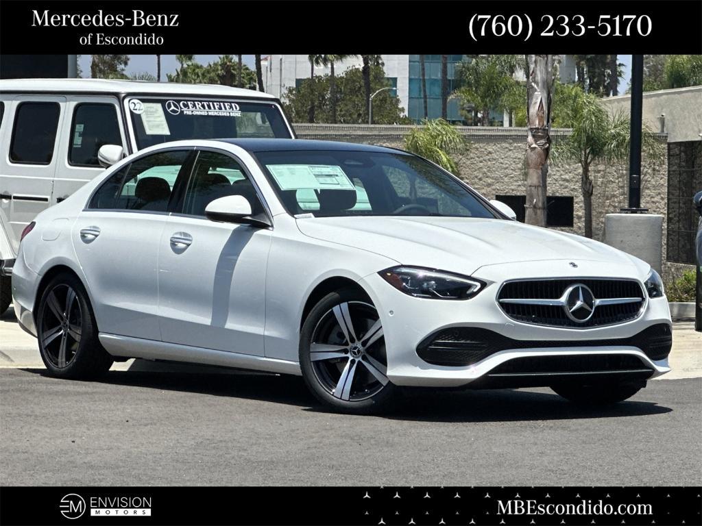 new 2025 Mercedes-Benz C-Class car, priced at $53,355