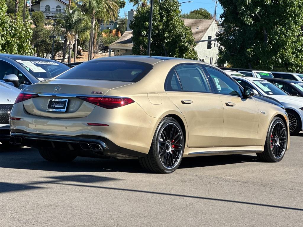 new 2025 Mercedes-Benz AMG S 63 E car, priced at $218,620