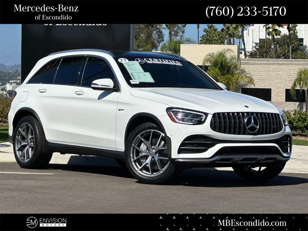 used 2022 Mercedes-Benz AMG GLC 43 car, priced at $44,627