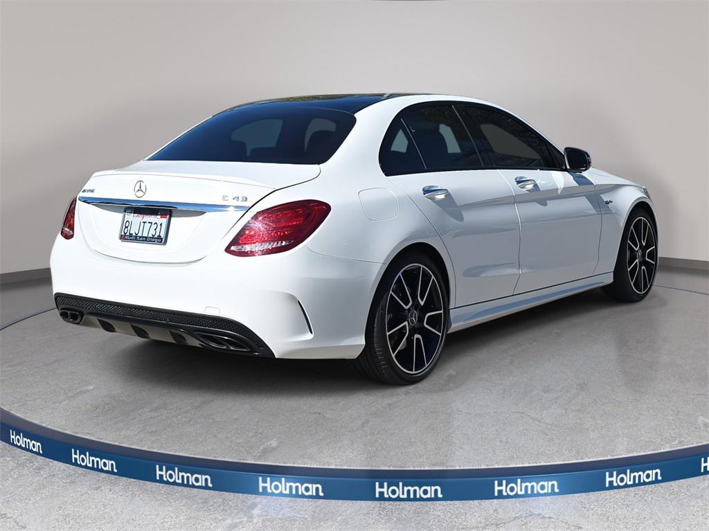 used 2018 Mercedes-Benz AMG C 43 car, priced at $28,995