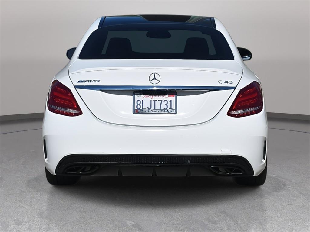 used 2018 Mercedes-Benz AMG C 43 car, priced at $28,995