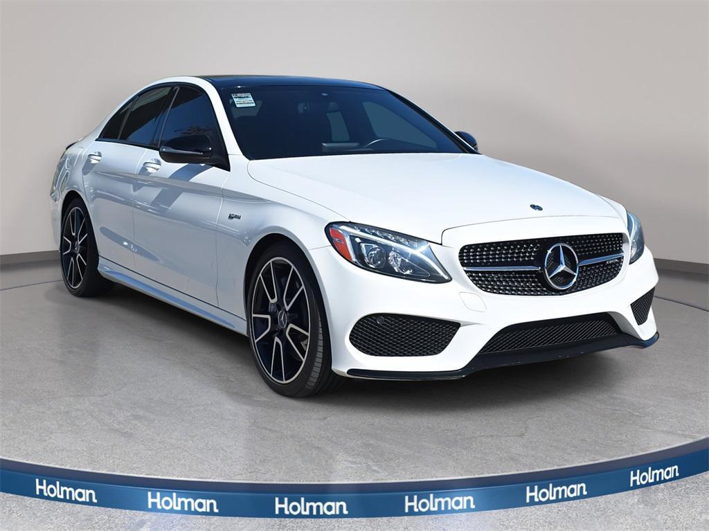 used 2018 Mercedes-Benz AMG C 43 car, priced at $28,995