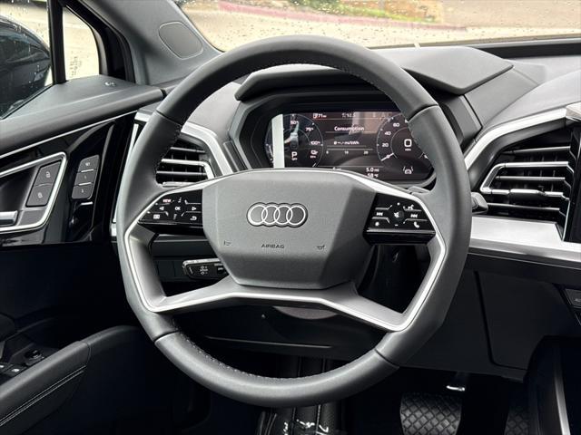 new 2025 Audi Q4 e-tron Sportback car, priced at $62,935