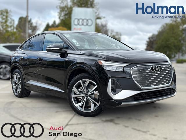 new 2025 Audi Q4 e-tron Sportback car, priced at $62,935