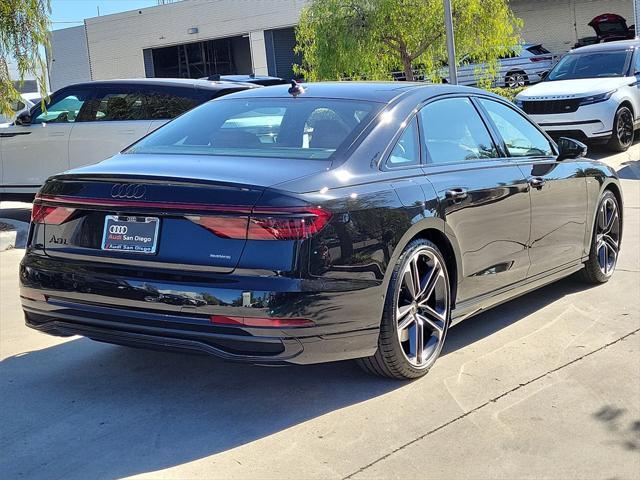 new 2025 Audi A8 car, priced at $103,495