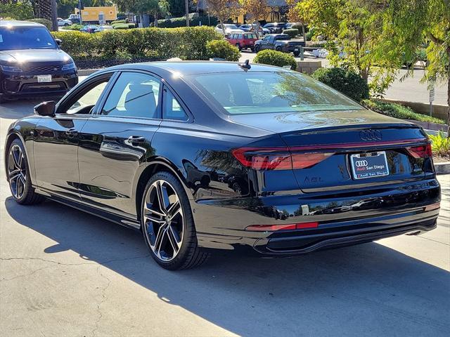 new 2025 Audi A8 car, priced at $103,495