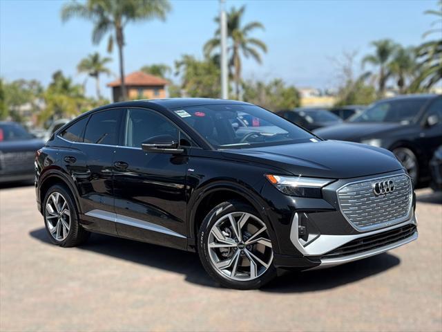new 2025 Audi Q4 e-tron Sportback car, priced at $65,060