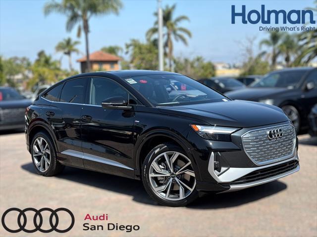 new 2025 Audi Q4 e-tron Sportback car, priced at $65,060