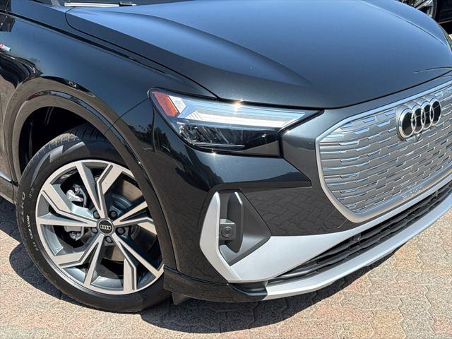 new 2025 Audi Q4 e-tron Sportback car, priced at $65,060