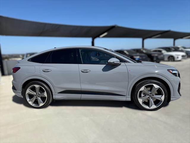new 2025 Audi Q4 e-tron Sportback car, priced at $66,330