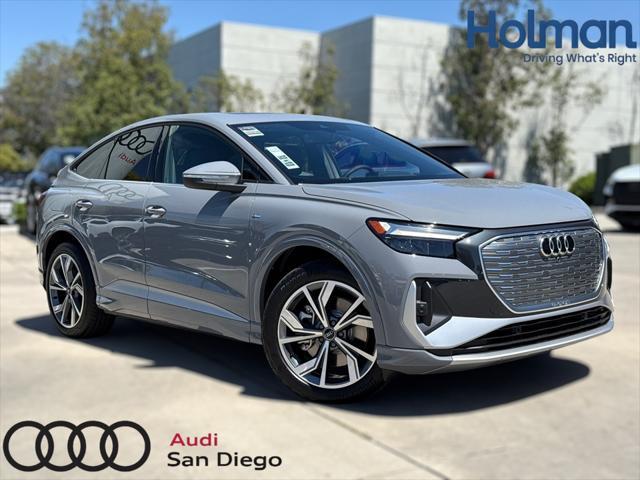 new 2025 Audi Q4 e-tron Sportback car, priced at $62,340