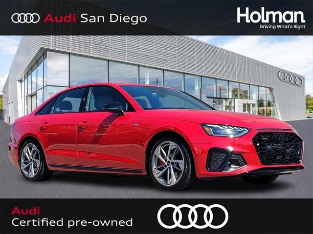 used 2024 Audi A4 car, priced at $36,900