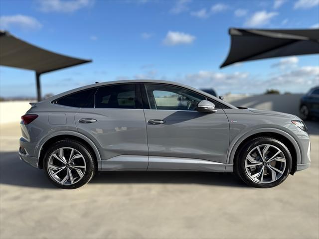 new 2025 Audi Q4 e-tron Sportback car, priced at $61,915