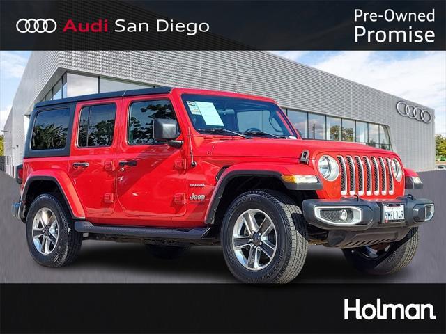 used 2020 Jeep Wrangler Unlimited car, priced at $27,390