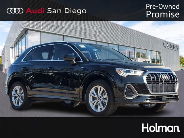 used 2024 Audi Q3 car, priced at $34,490