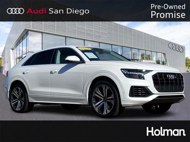 used 2022 Audi Q8 car, priced at $53,500