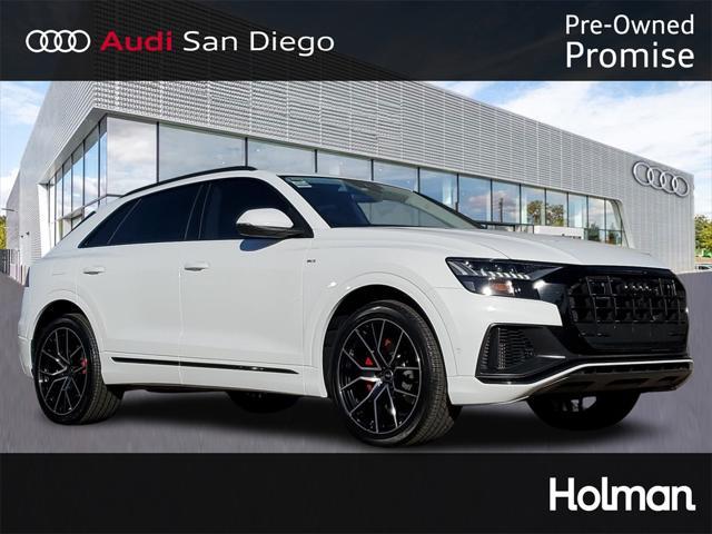 used 2021 Audi Q8 car, priced at $46,999