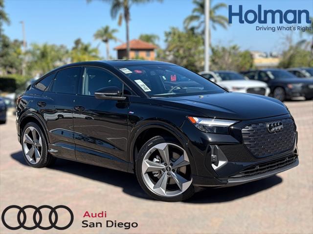 new 2025 Audi Q4 e-tron Sportback car, priced at $66,925