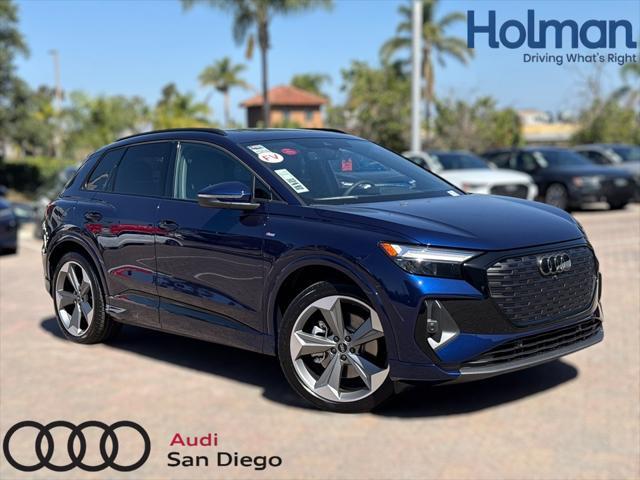 new 2025 Audi Q4 e-tron car, priced at $64,175